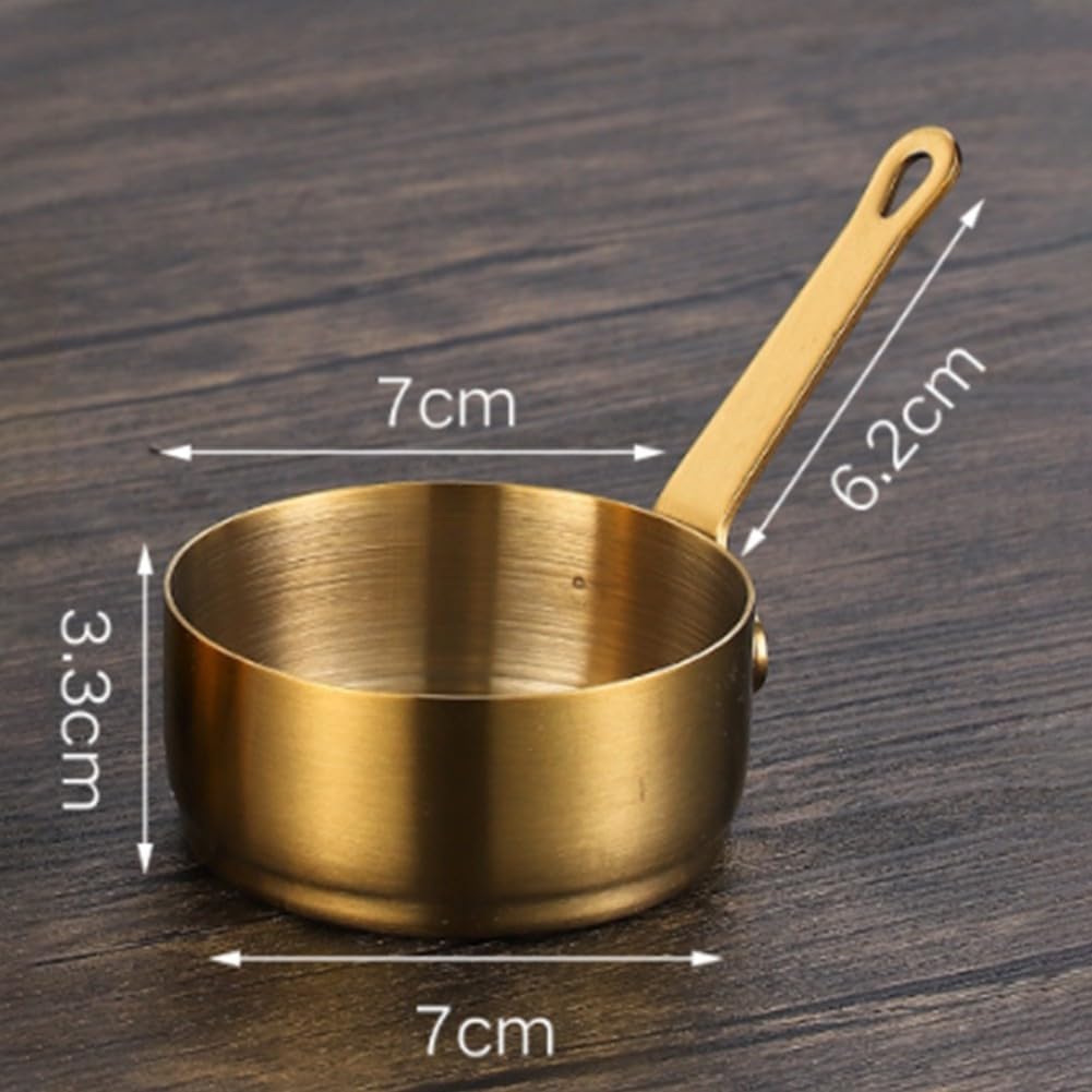 ya 14 9.20 baidi Stockpots Sauce Pan 1pcs Kitchen Long Handle Milk Pot for Mini Smooth Edge-1