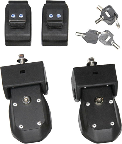 ya 10 9.16 baidi Black Hood Latch Buckle and Lock Replacement for Jeep for Wrangler JK 2007-2017