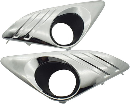 ya 9 10.24 Fog Light Trim Protector LH and RH Chrome for 2012-2014 for Toyota for Camr