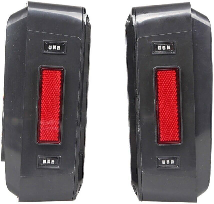 ya 7 8.24 baidi 2x LED Rear Tail Light Brake Turn Signal Reverse for Jeep for Wrangler JK 2007-2017