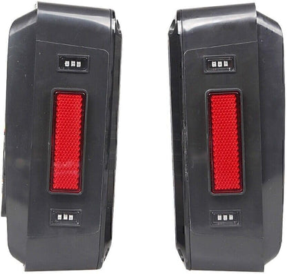 ya 7 8.24 baidi 2x LED Rear Tail Light Brake Turn Signal Reverse for Jeep for Wrangler JK 2007-2017