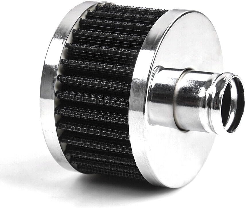 ya 13 9.15 baidi 2X Extra Flow 1 to 1-1/4 Push In Valve Cover Baffled Breather Vent Filter