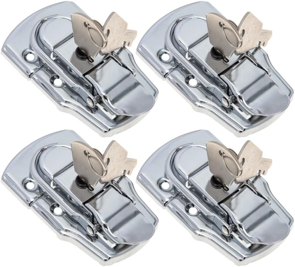 ya 4 8.14 4 Sets Glue Core Tool Box Buckle Latch Truck Toolbox Lock Replacement
