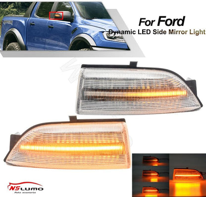 ya 4 8.10 For 12-21 for Ford Ranger T6 Raptor Sequential LED Side Mirror Signal Indicator Lamp