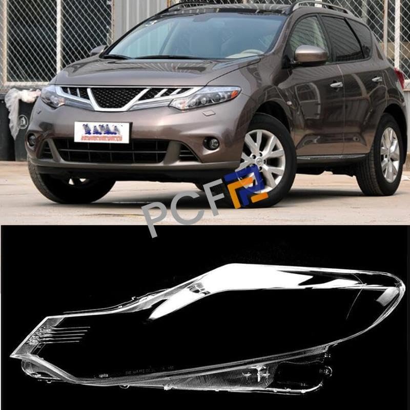 ya 4 8.14 for Nissan Murano 09-2014 Left Front Transparent Headlight Lens Protector + Sealant 1x