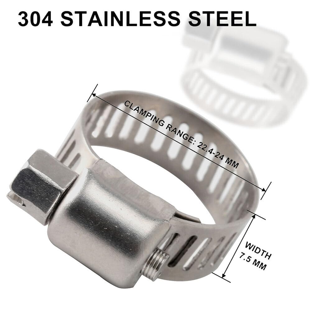 ya 2 8.15 1/2'' Fuel Line Fuel Pressure Gauge Sensor T-Fitting Adapter Stainless Steel