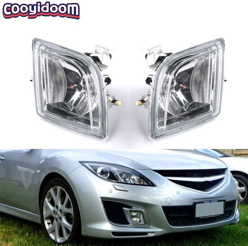 ya 2 8.15 Suitable for 2010 for Mazda 6 front bumper fog lights fog lights with bulbs LH&RH