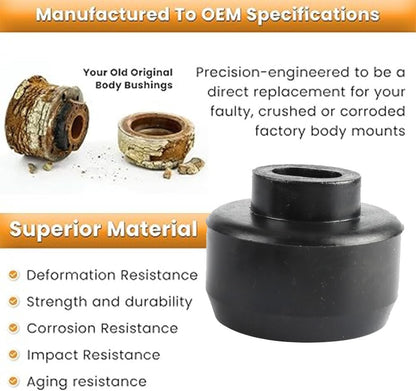 ya 2 8.15 Suitable for Chevrolet for Silverado for GMC for Sierra 99-14 1500/2500 7-141 body cab mount bushing kit