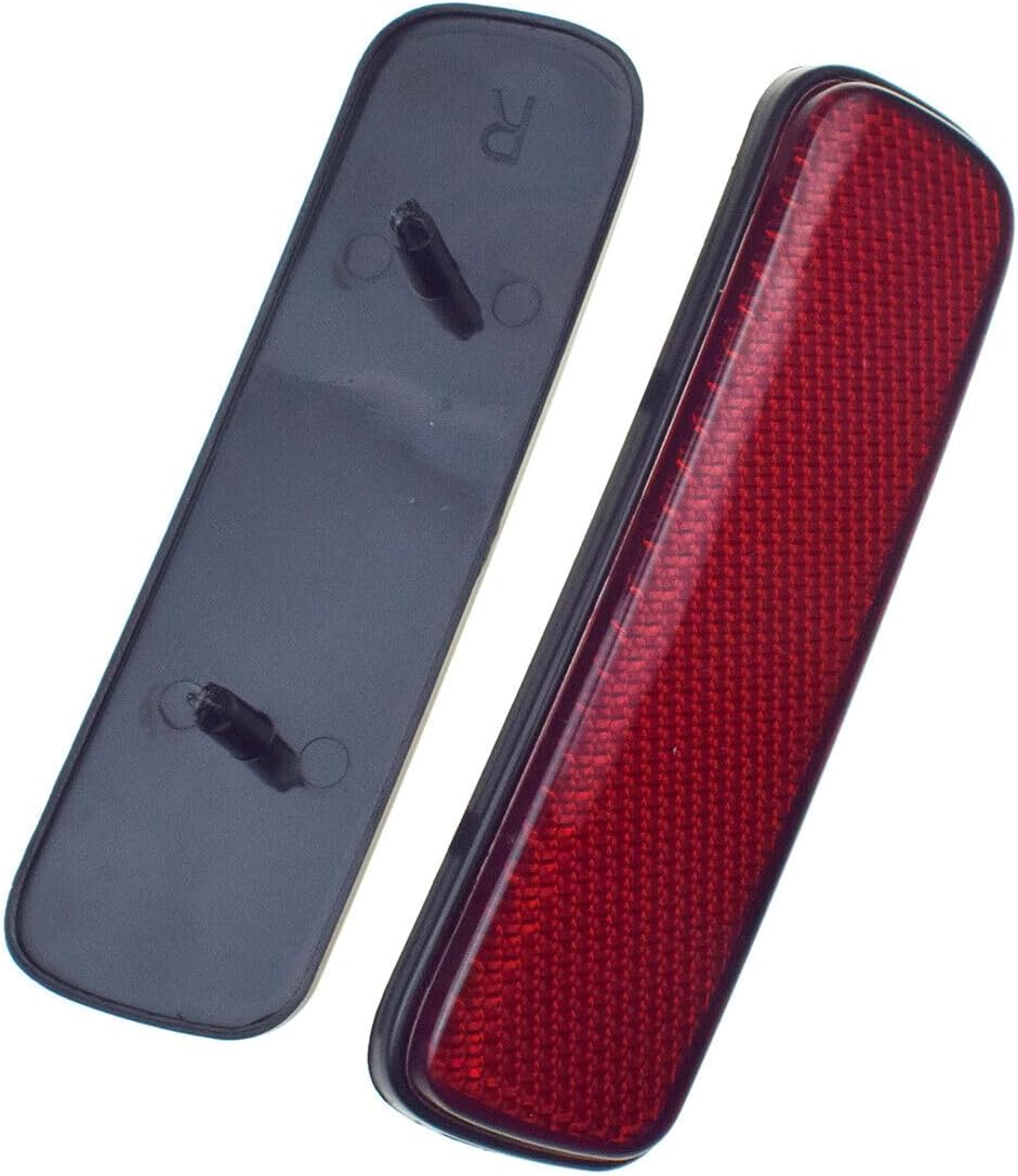 ya 13 9.15 baidi 2 Pack Left and Right Bumper Brake Light Reflectors for 1999-06 for Jeep fo