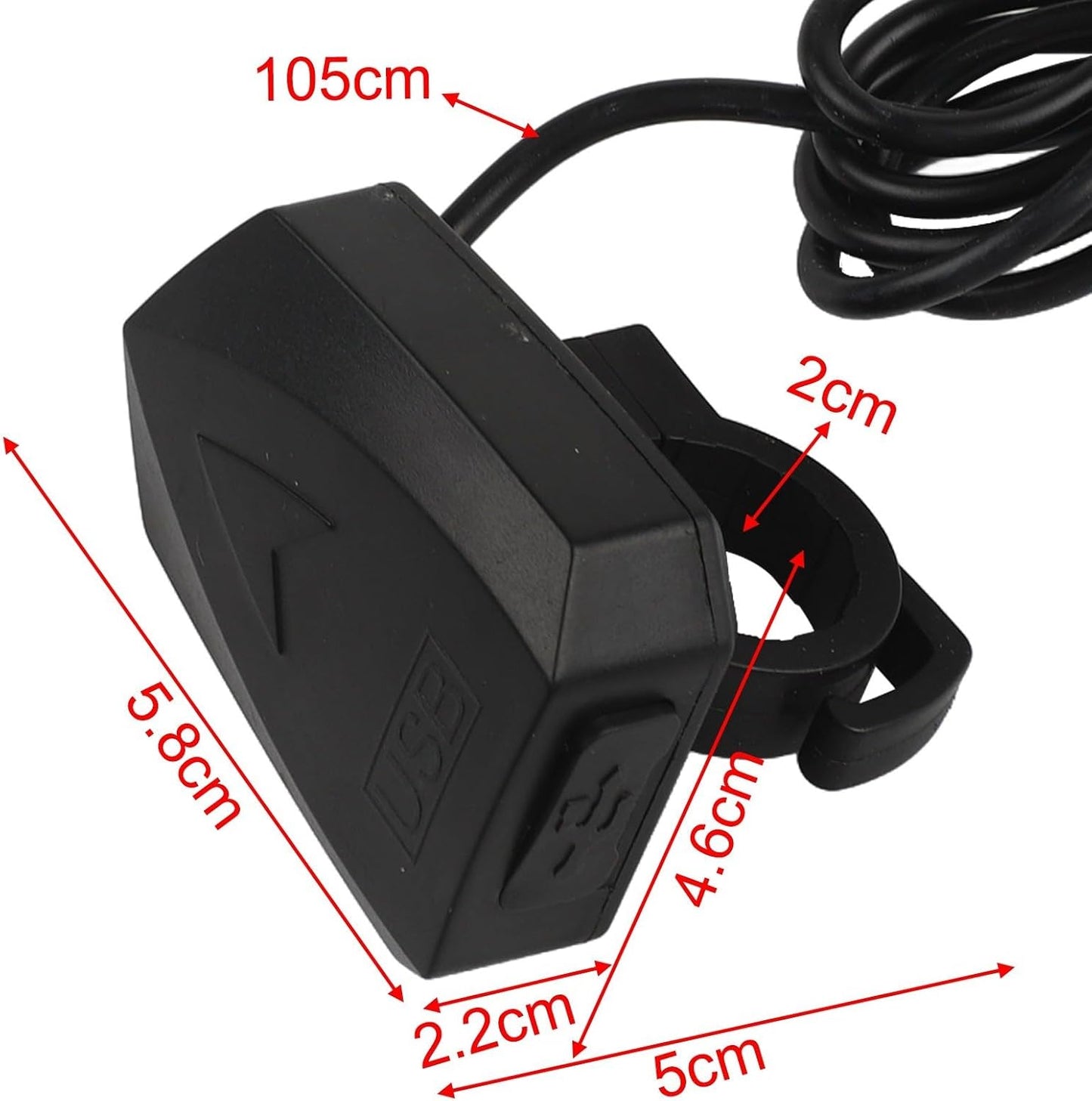 ya 4 8.24 baidi 2A 12V Motorcycle Phone for Charger for Quick Charging with USB Connection