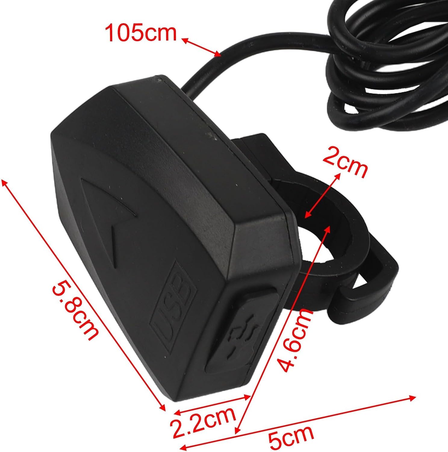 ya 4 8.24 baidi 2A 12V Motorcycle Phone for Charger for Quick Charging with USB Connection