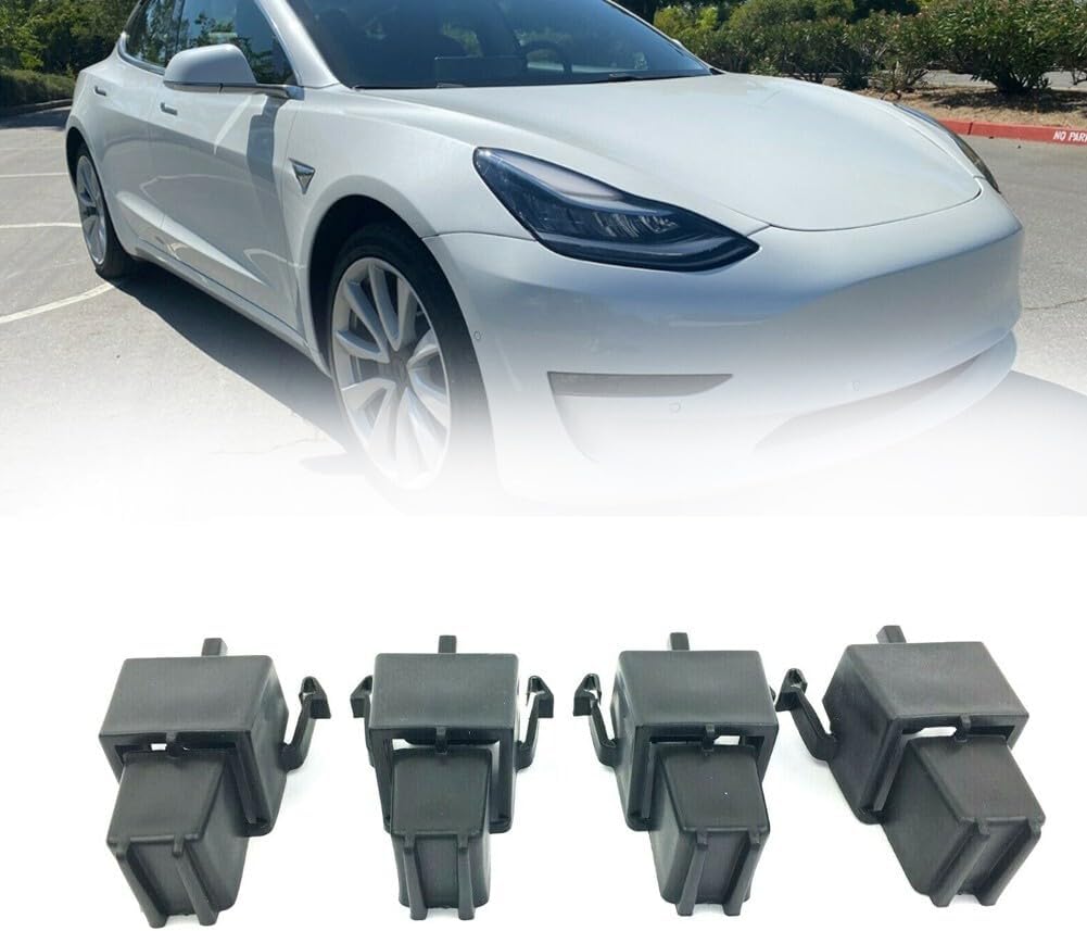 ya 5 8.24 baidi 4pc for for Tesla for Model 3 Frunk Clip Reinforcement 1131205-00-C Cowl/Support Bracket