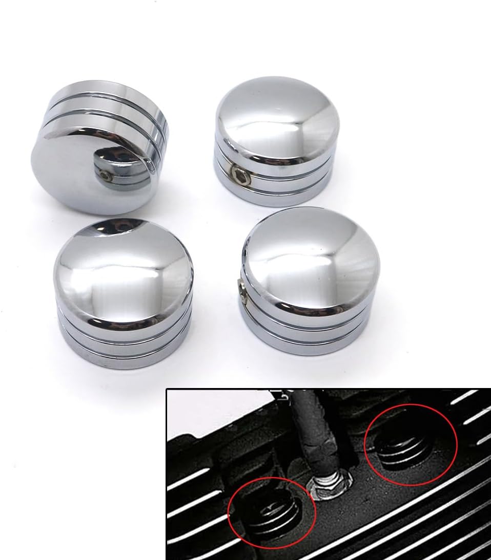 ya 11 9.14 zhengce Chrome Spark Plug Head Bolt Cap Cover Plug for Harley Twin Cam Touring 1999