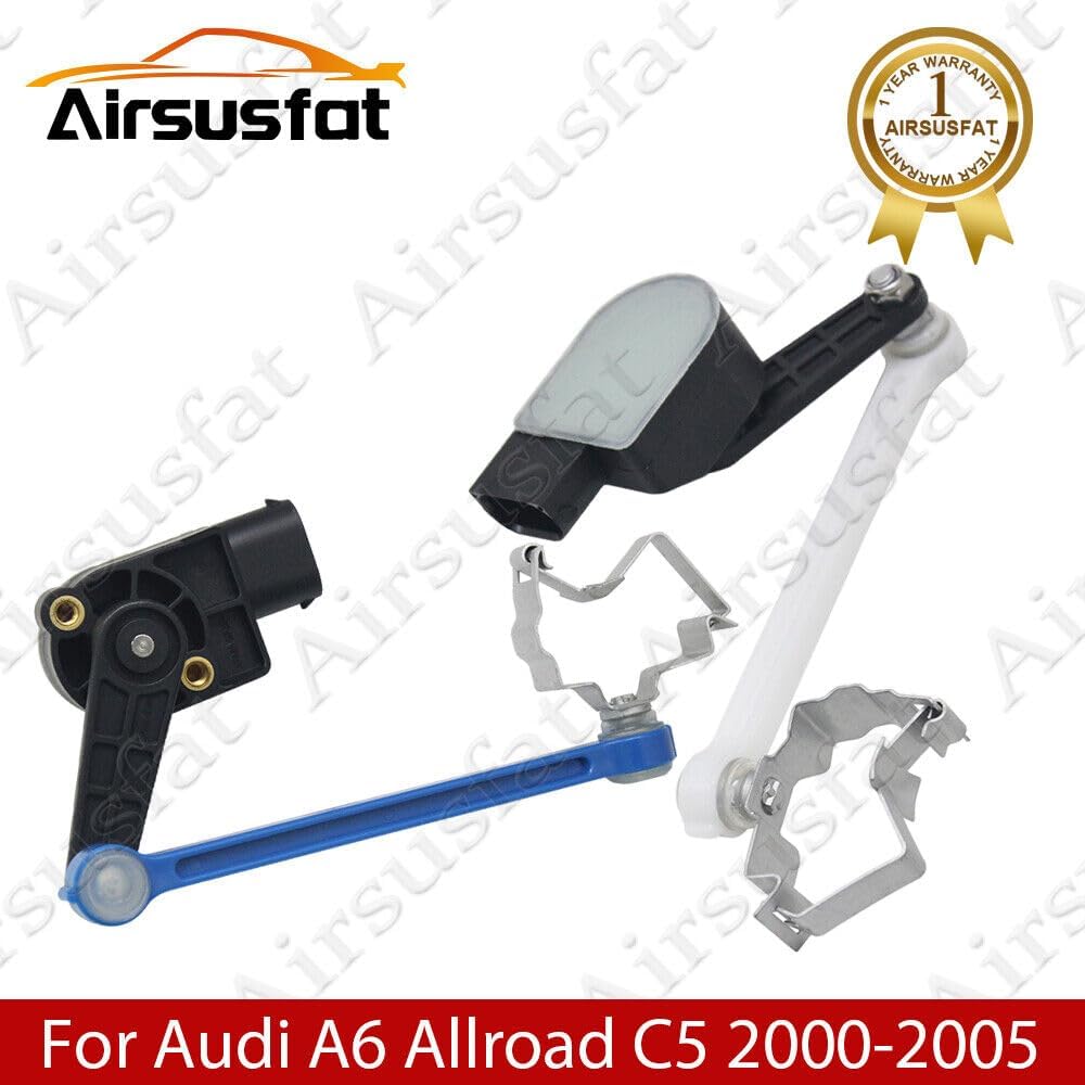 ya 5 8.10 2X Fit for Audi A6 Allroad C5 2000-2005 Front L&R Suspension Height Level Sensor