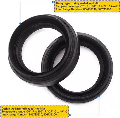 ya 5 8.24 baidi 2PCS Front Drive Axle Seals Set for Subaru for Impreza WRX STi 806735300 806735290