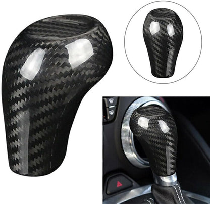 ya 4 8.14 Gear Shift Knob Cover Trim Decor for Chevrolet Camaro 2016-2020 Carbon Fiber