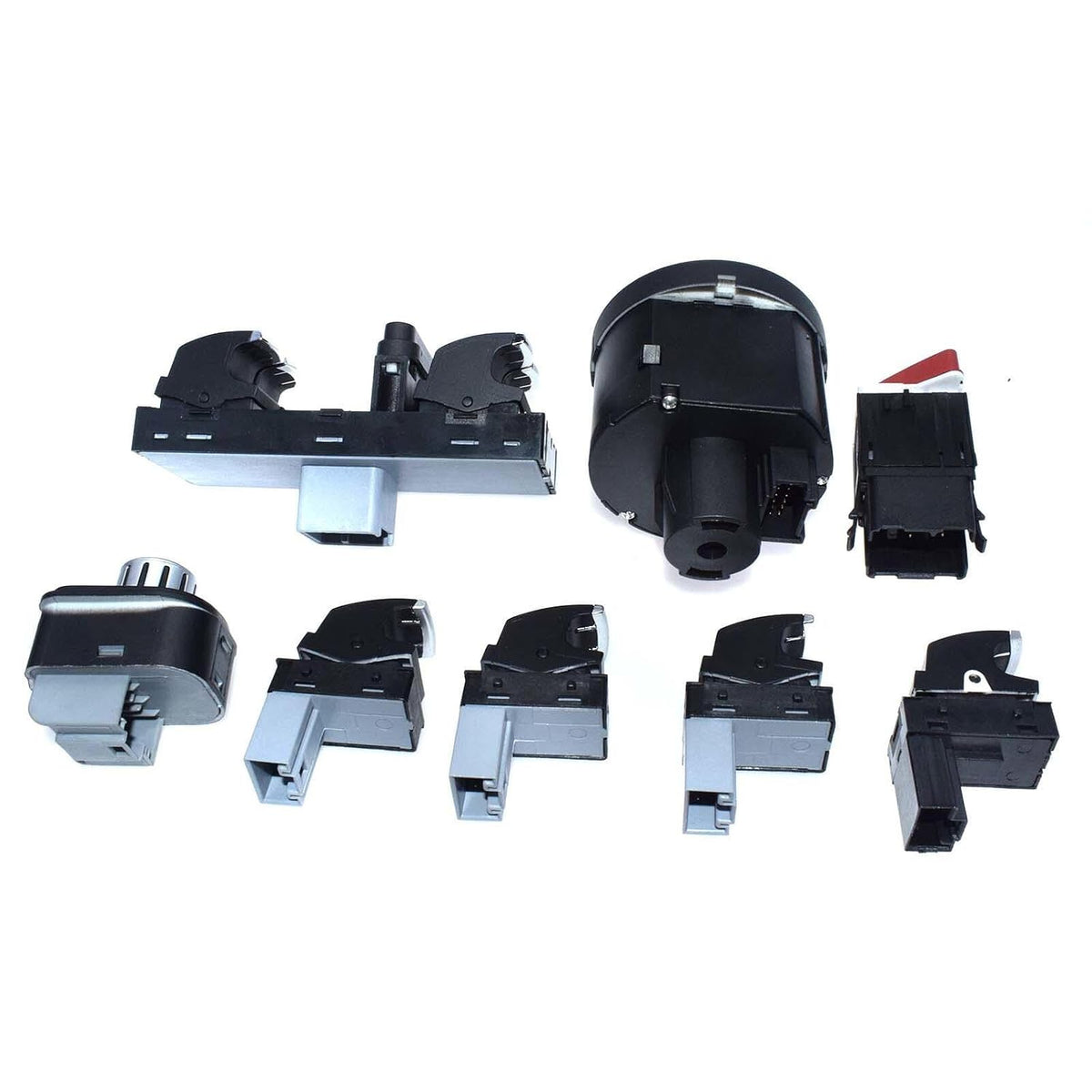 ya 6 8.14 Headlight Power Window Mirror Fuel Tank Warning Light Switch Suitable for VW Passat 