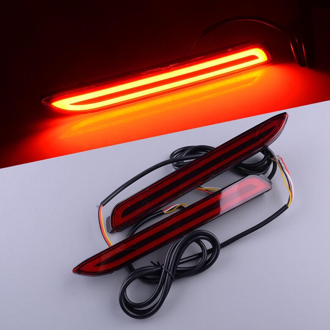 ya 4 8.10 LED Rear Bumper Reflector Brake Stop Light Fits for Toyota for SIENNA Venza for AVALON 