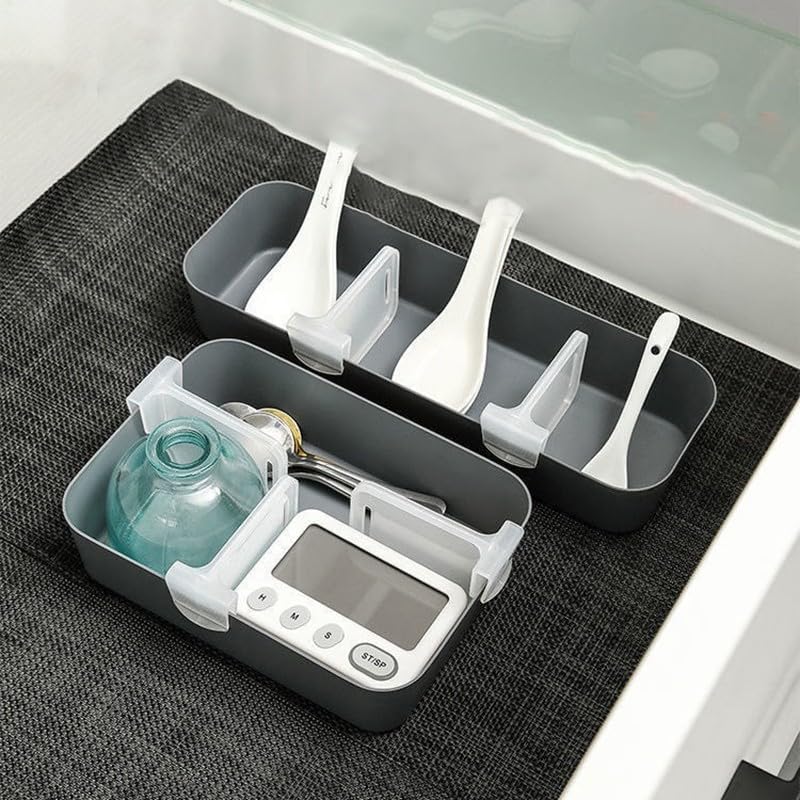ya 26 10.21 baidi 10Pc Refrigerator Partition Board Stora Retractable Plastic Divider Adjusta-wq
