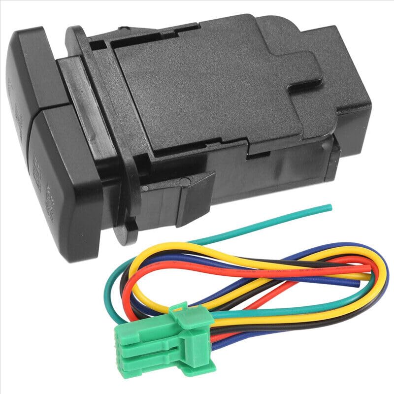 ya 13 9.15 baidi 12V Car Dual LED Light Bar Blue/Green On-Off Push Switch Button for Landcru