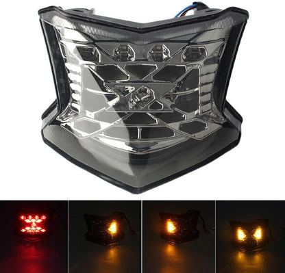 ya 4 8.8.2 LED Taillight Turn Signal Brake Lamp Fit for Kawasaki Z900 Z650 650 ABS 17-18