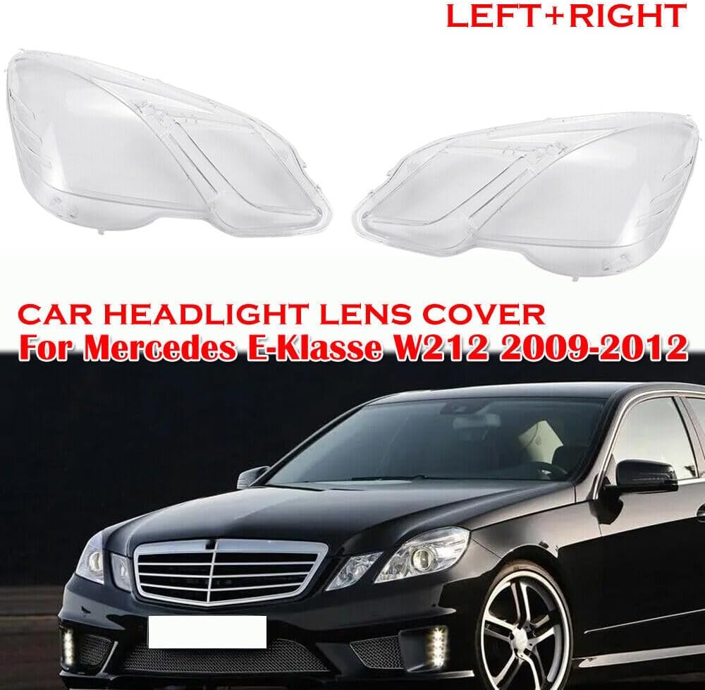 ya 7 8.24 baidi 2x Klar Scheinwerferglas Linsen Streuscheibe F¨¹r Mercedes E-Klasse W212 09-2012