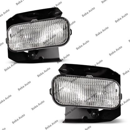 ya 2 8.15 A pair of transparent lens anti-collision fog lights and front wheel drive lights suitable for Ford F-150 1999-2004