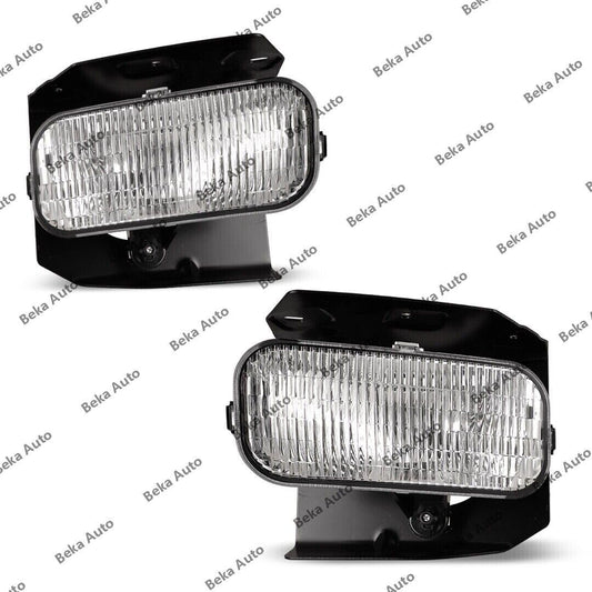 ya 2 8.15 A pair of transparent lens anti-collision fog lights and front wheel drive lights suitable for Ford F-150 1999-2004