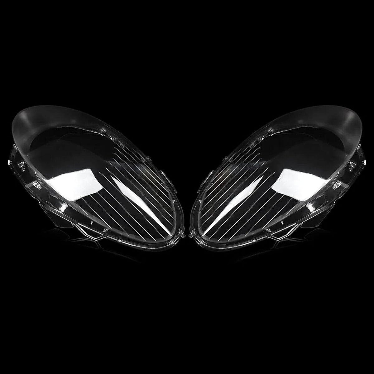 ya 4 8.10 2x Clear Headlight Lens Replacement Cover For Benz W251 R320 R350 R500 2006-2010