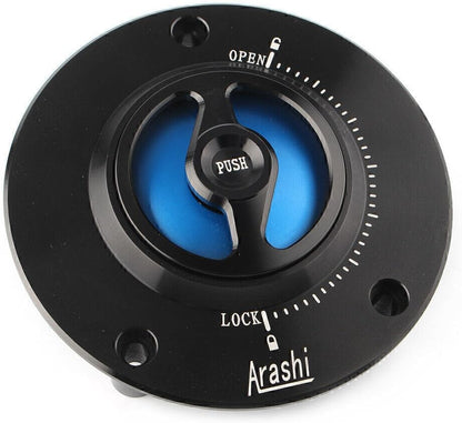 ya 6 8.24 baidi 1X Fuel Gas Tank Cap Cover Fit for Suzuki GSXR600/750/1000 GSX650F SV1000/S Blue