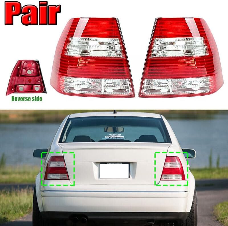 ya 2 8.15 2-piece set suitable for for VW Jetta MK4 GLI Sedan 2002-2007 LH&RH rear brake taillights without bulbs