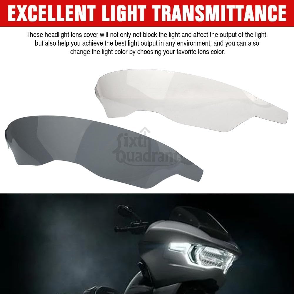 ya 23 10.7 baidi Front Headlight Screen Protective Cover for Harley Touring CVO ROAD GLIDE 23-up