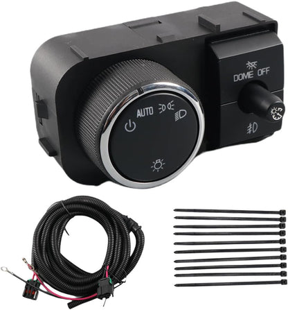 ya 4 8.14 Fog lamp wiring harness and switch suitable for 07-14 for Chevrolet for Silverado 07-13 for GMC for Sierra