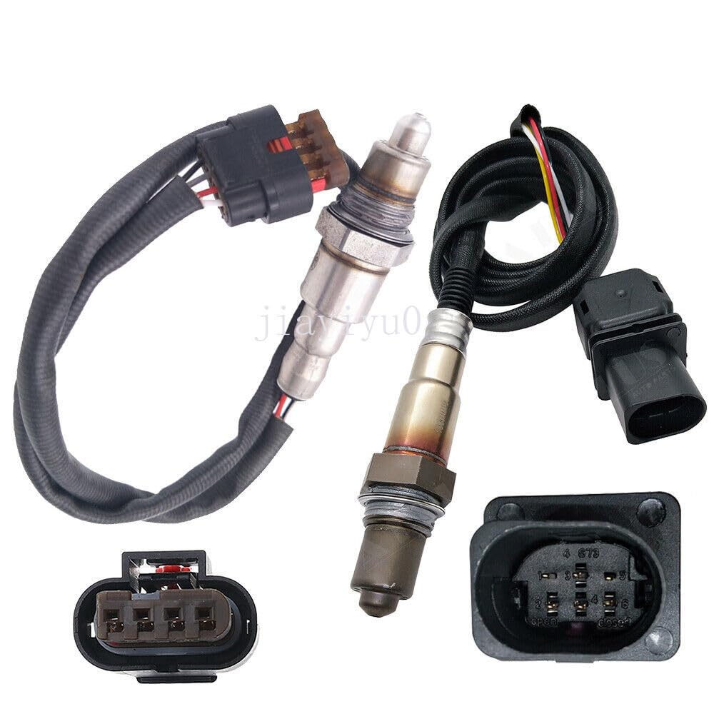 ya 4 8.8 2pcs Oxygen Sensor Upper+Lower for 2014-2020 for Ford Fusion 1.5L Only fit Gas Fuel