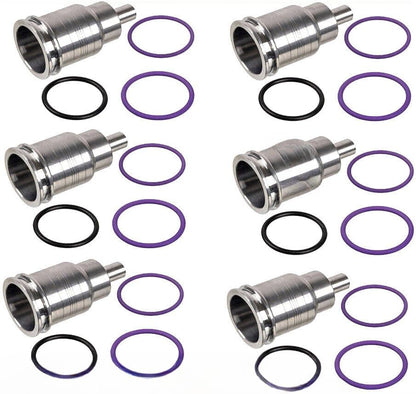 ya 5 8.10 for Volvo for Mack Injector Sleeve Kit Replacements 21515329 6 pcs New