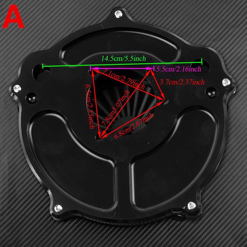 ya 5 8.10 Spray Style Air Filter Gray Cleaner Intake Fit for Harley Sportster XL 2004-2019