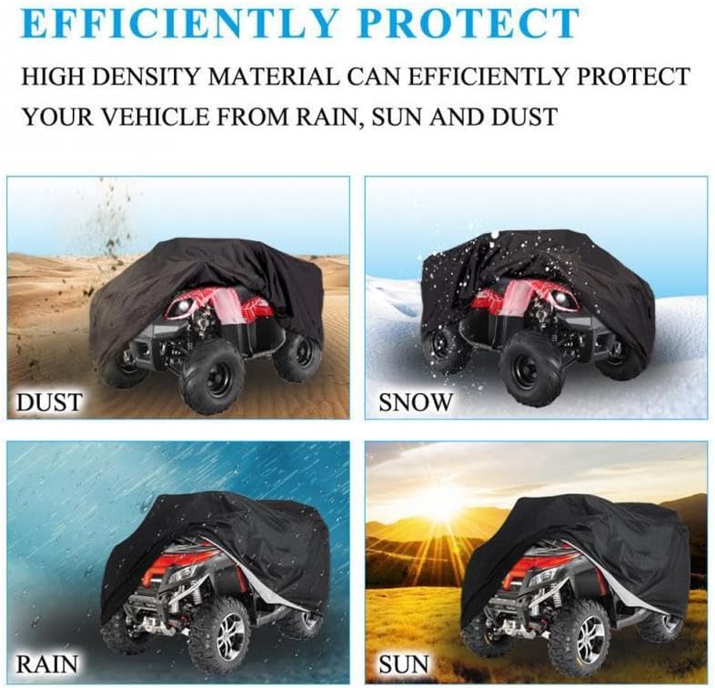 ya 7 8.24 baidi XL ATV Protective Cover for Yamaha 250 350 660R Waterproof UV-Proof Rainproof and Dustproof