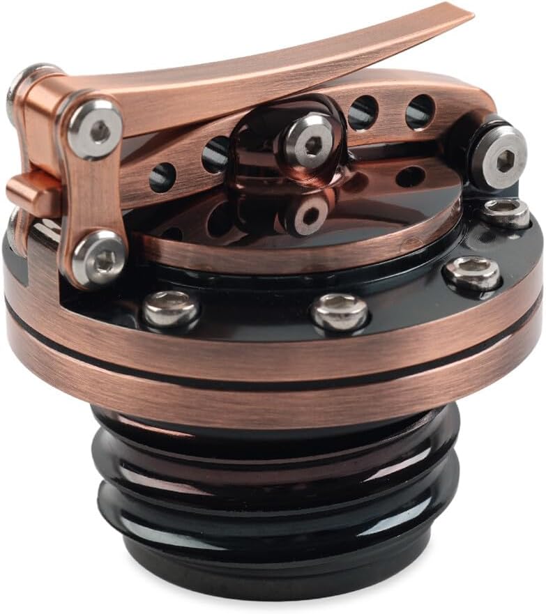 ya 13 9.15 baidi Fuel Tank Cover Oil Cap for Harley Touring Sportster Dyna Softail Bronze USA