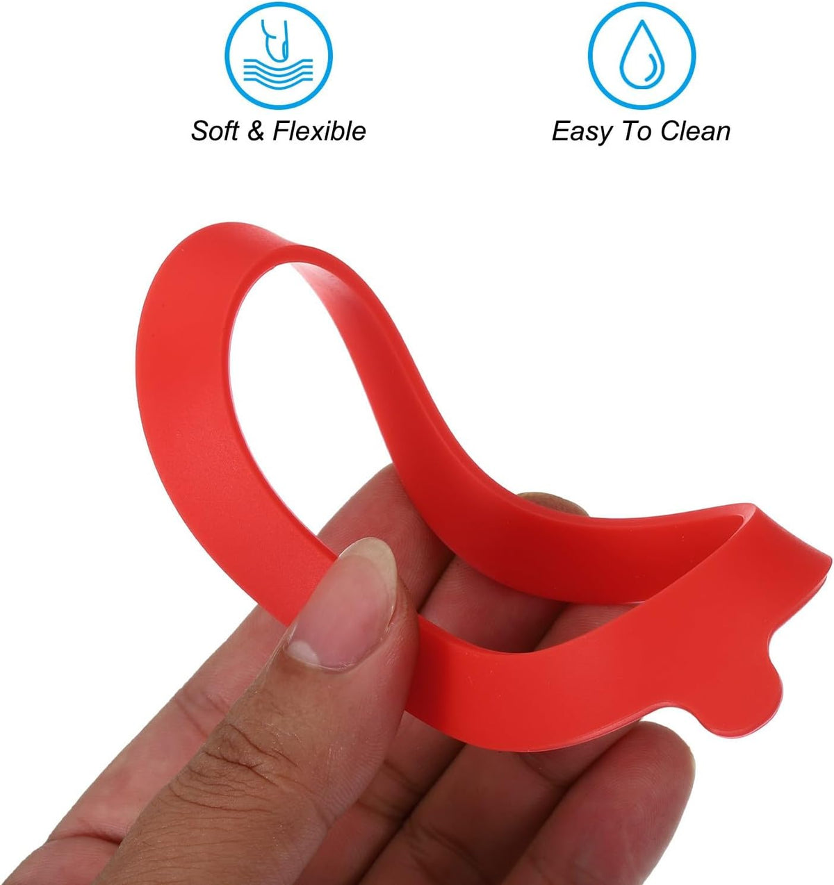 ya 14 9.20 baidi 12 Pieces Silicone Jar Gaskets, 3.75 Leakproof Gasket Rubber Seal 6 Colors-1