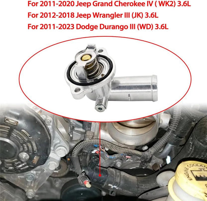ya 2 8.15 1 thermostat housing with washer suitable for Jeep for Grand Cherokee for Wrangler for Jeep for Grand