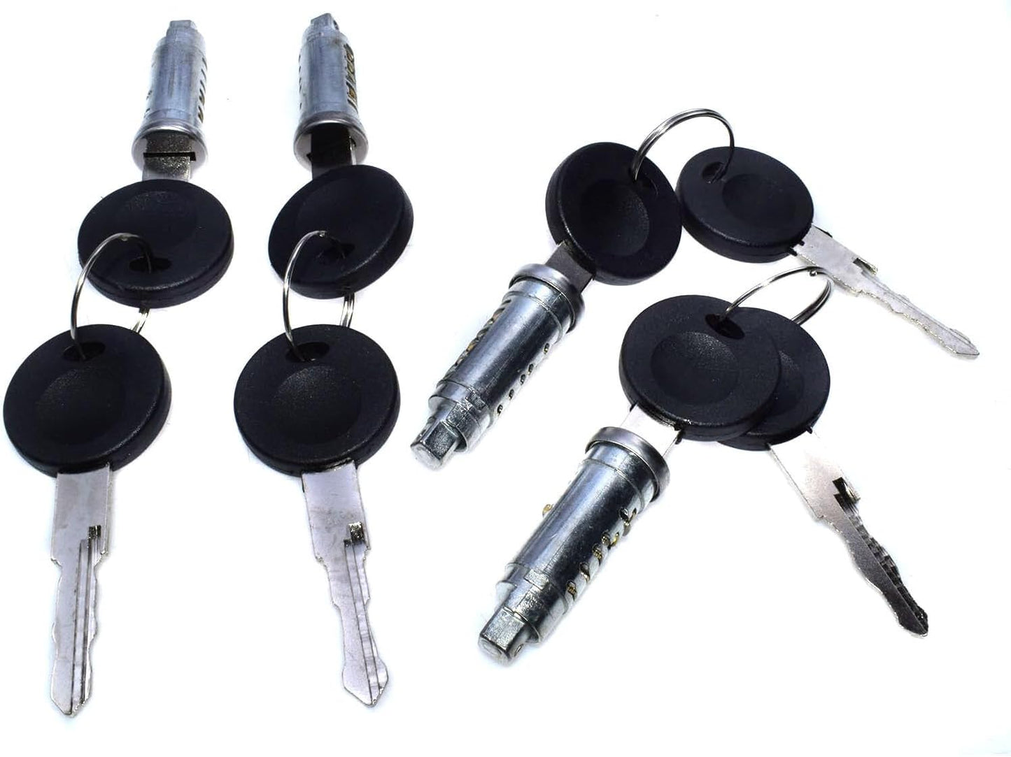ya 2 8.15 4 Sets of Door Lock Cylinder Barrels and Keys for VW Transporter T4 Eurovan