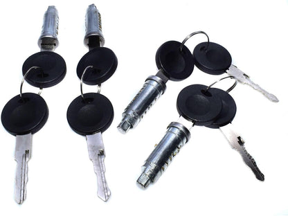 ya 2 8.15 4 Sets of Door Lock Cylinder Barrels and Keys for VW Transporter T4 Eurovan