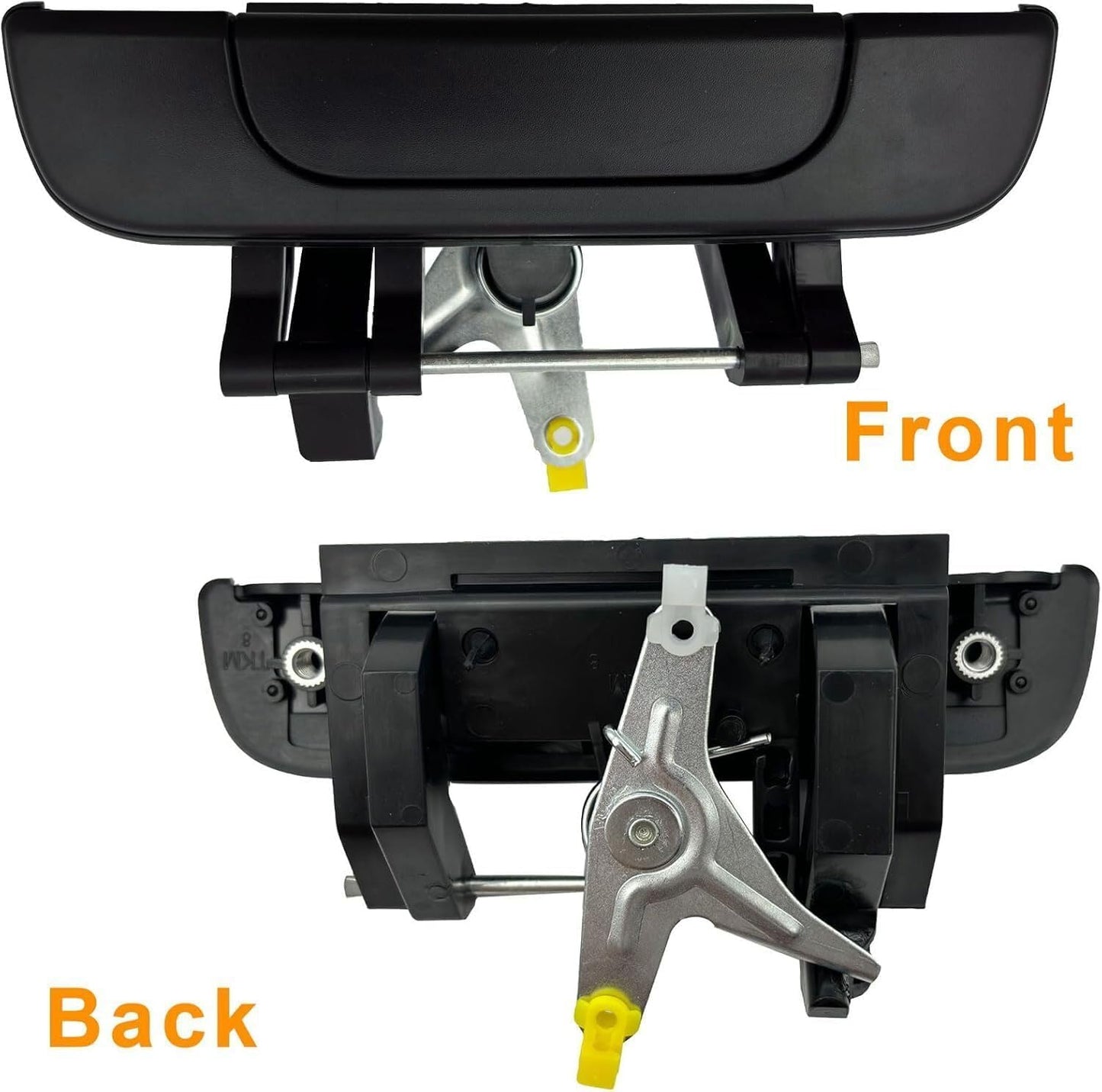 ya 2 8.15 Textured Black Tailgate Latch Handle Rear for Toyota Tacoma 95-04 w/o Keyhole