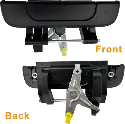 ya 2 8.15 Textured Black Tailgate Latch Handle Rear for Toyota Tacoma 95-04 w/o Keyhole
