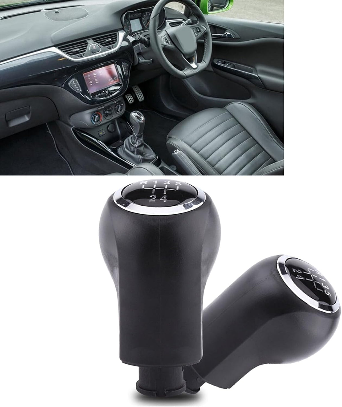 ya 4 8.14 Auto 5 Speed Gear Shift Shifter Knob Stick Head for 2005-2010