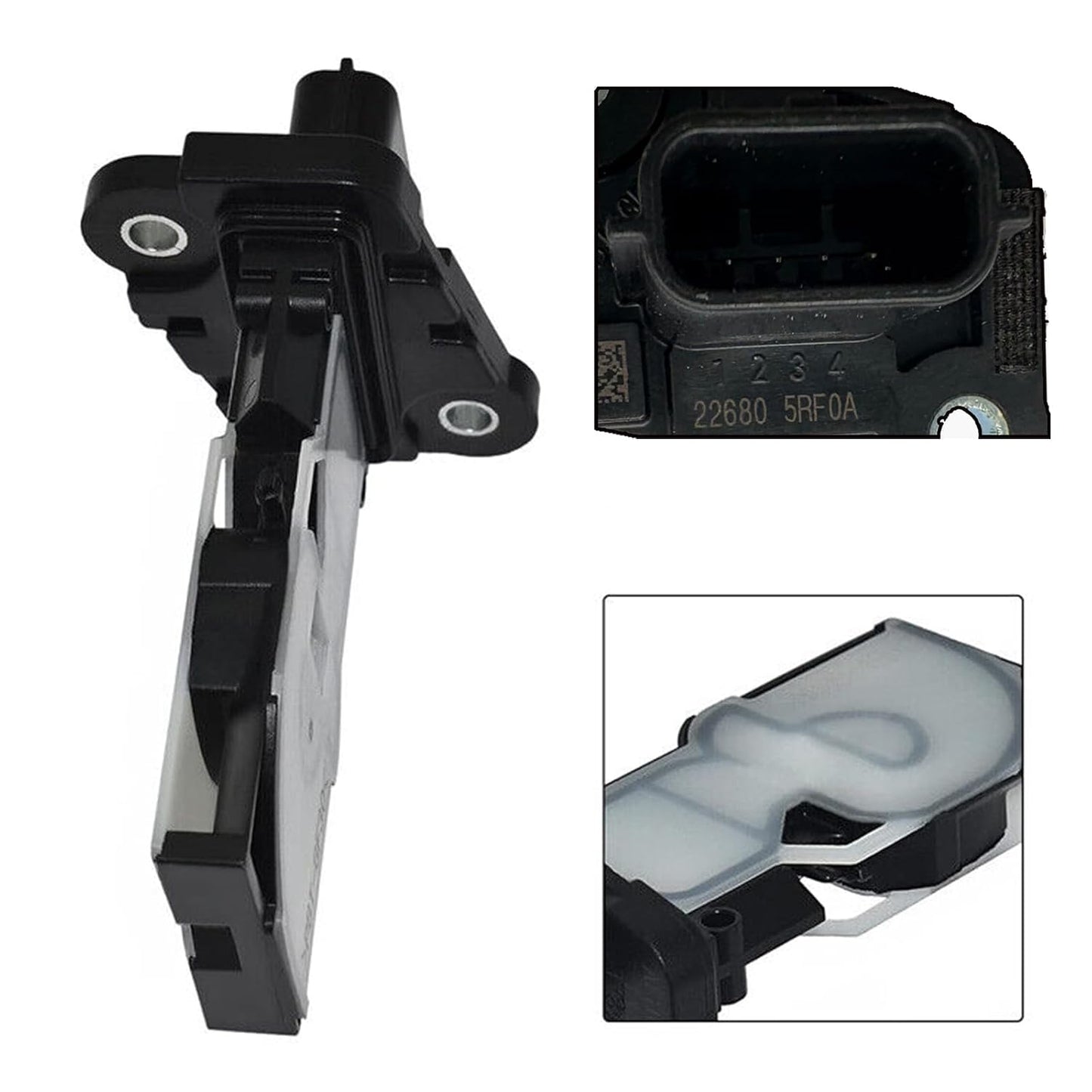 ya 5 8.24 baidi Mass Air Flow MAF Sensor 22680-BV80B 22680-5RB0A for Nissan Sentra Maxima Juke