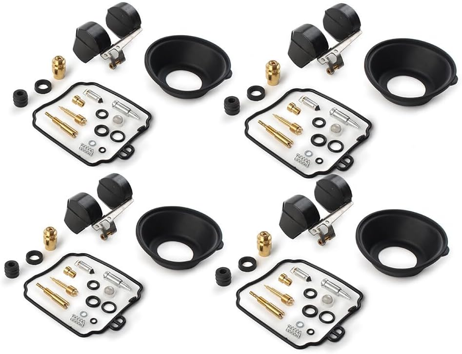 ya 4 8.10 Carburetor Repair Kits 4 Sets for Yamaha XJ600S Seca II 1996-2003
