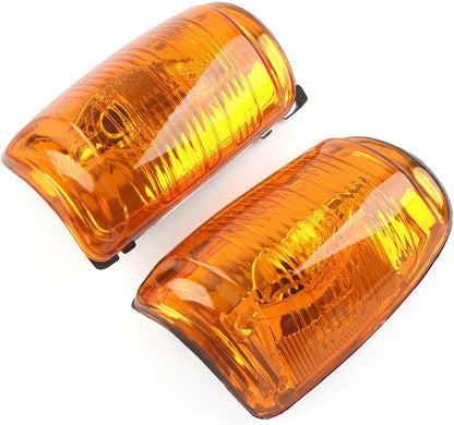 ya 11 9.14 baidifor Ford Transit MK8 Door Wing Mirror Indicator Lens Turn Signal Lights Housing