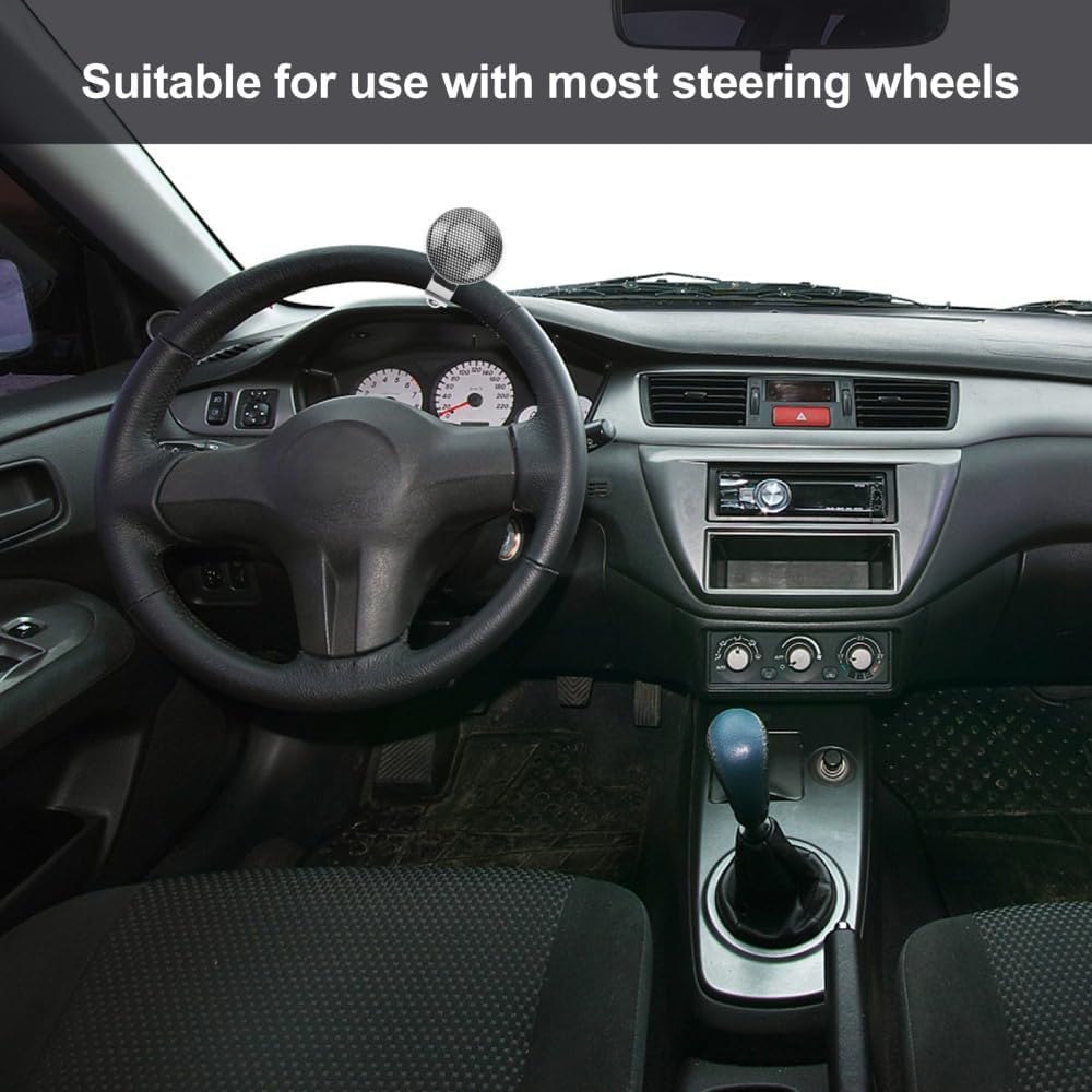 ya 12 10.8 baidi Metal Steering Wheel Assistive Ball Ball Steering Wheel Knob for Car Vehicle