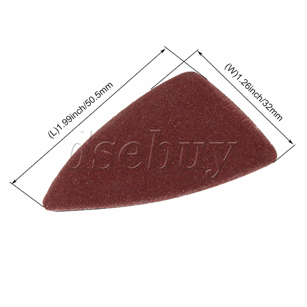 ya 26 10.21 baidi 200 Pieces Alu um Oxide Brown Finger Sandpaper Sheet 60/80/120/180/240 Grit